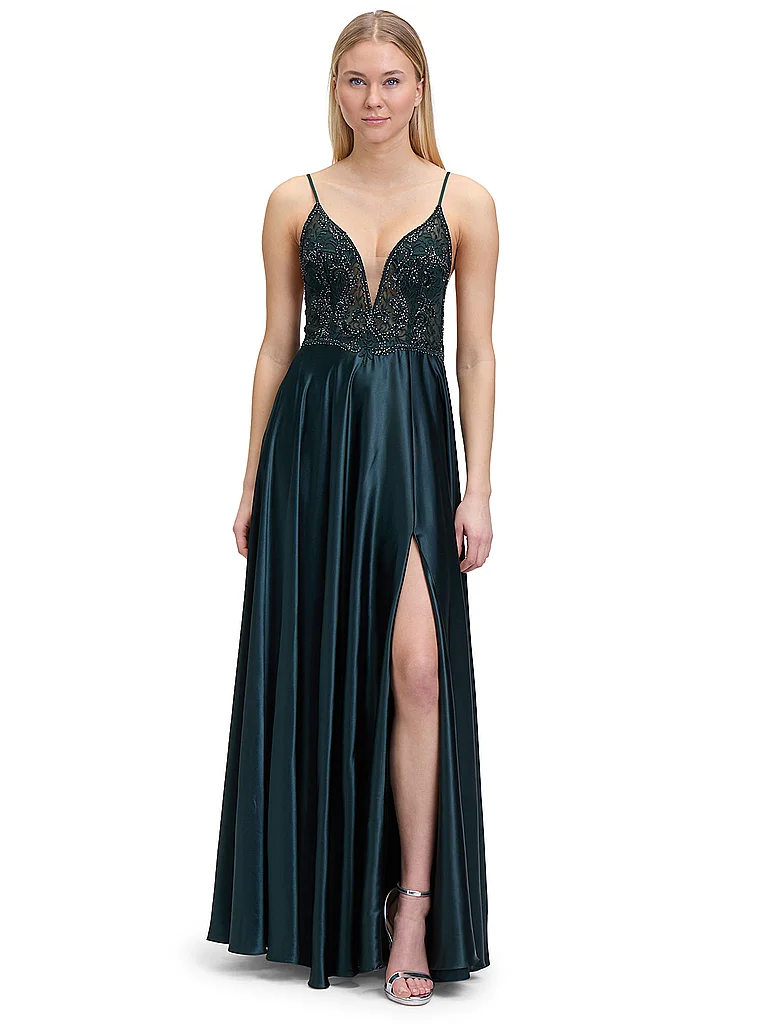 Vera Mont Night Sky Evening Dress Navy 38 4